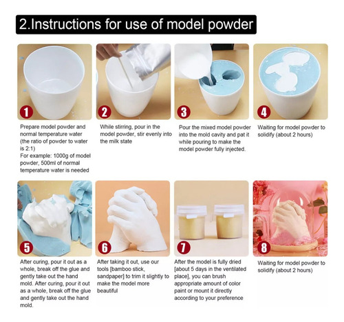 - Kit De Fundição Manual De Lembrança G Para Estátuas De