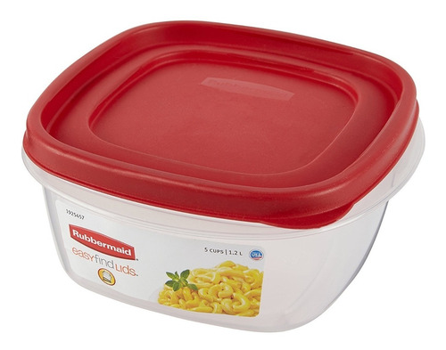 3 Contenedores Rubbermaid Easy Find Lids 1.2lts Original Usa