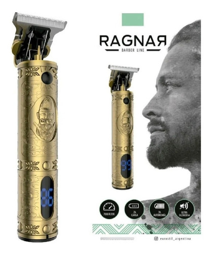Imagen 1 de 3 de Maquina Patillera Ragnar Odin Eurostil P/ Retoques Barbería