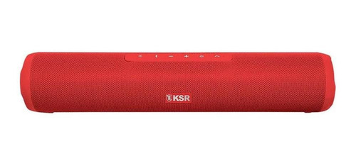 0.9 - Rojo - Bocina Ksr-link Recargable Con Bluetooth 2,900w