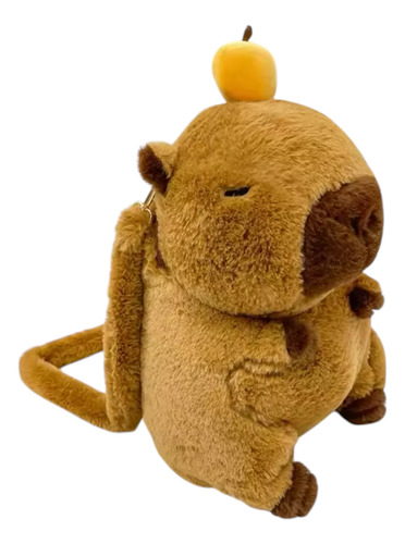Mochila Capibara Peluche Suave Felpa Backpack Kawaii