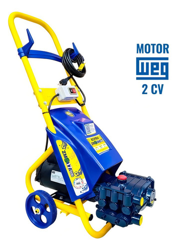 Lavadora Alta Pressão Motor Weg 2cv Mono Zm-s 17/600 Zm 220v