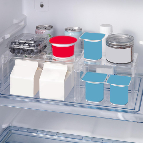 Estante Organizador De Nevera De Cocina Transparente L