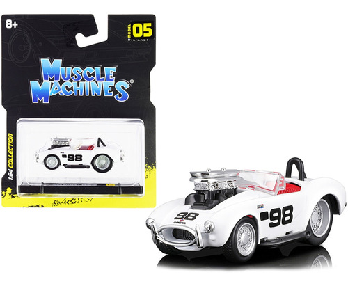 1964 Shelby Cobra C/ Base - Muscle Machines - 1/64 - Maisto