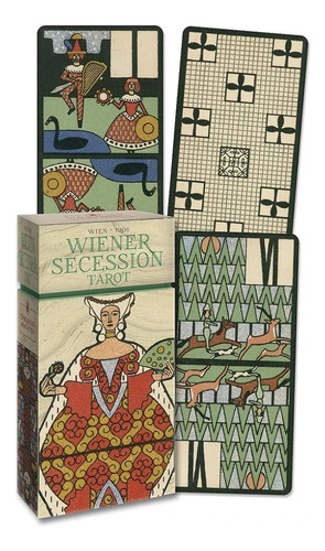 Tarot Wiener Secession, Mazo Cartas, Adivinación, Esoterismo
