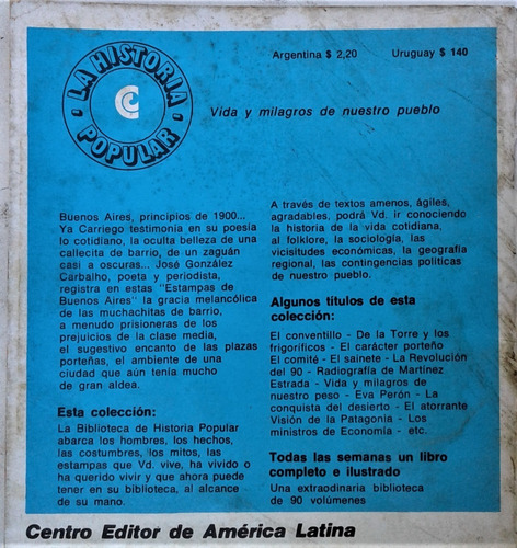 Estampas De Buenos Aires - J. Gonzalez Carbalho - Ceal 1971 (Usado)