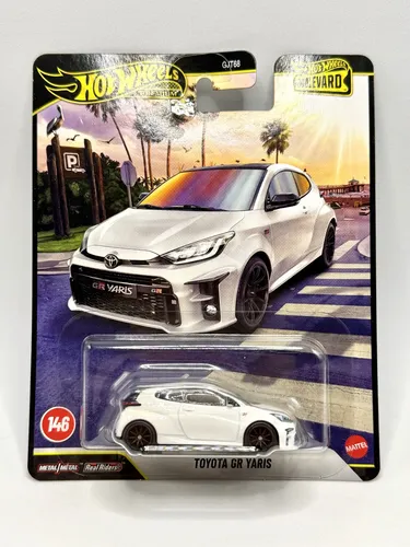 Hot Wheels Premium Toyota Gr Yaris Branco 2026 Boulevard 146