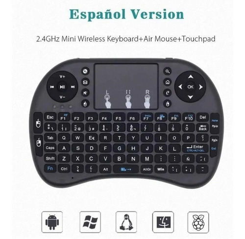 Mini Teclado Inalambrico Con Mouse Touchpad/b285