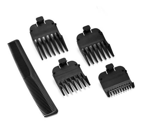 Máquina De Cortar Cabelo Profissional Multilaser Lamina Titanium 4 Em 1 Preto 127v Eb036