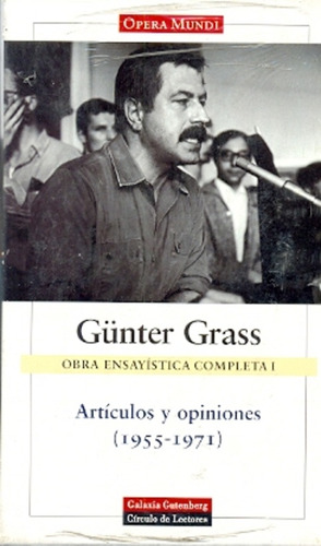 Artículos Y Opiniones I (1955-1971) Obras Completas - Grass,