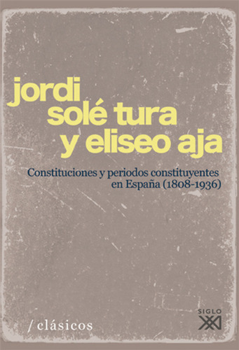 Libro Constituciones Y Periodos Constituyentes En Espana (