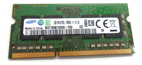 Memoria Ddr3 Para Laptop 2 Gb Samsung Ramaxel