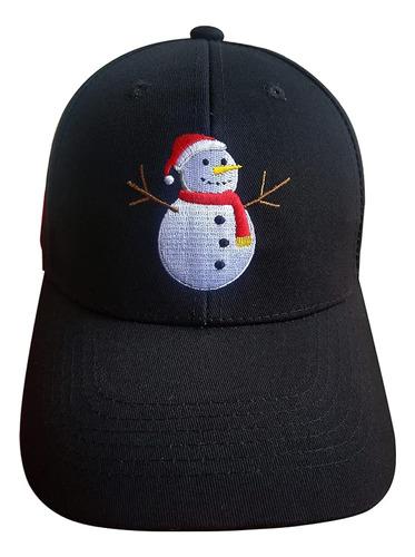 Gorra De Béisbol Con Diseño De Reno, Muñeco De Nieve