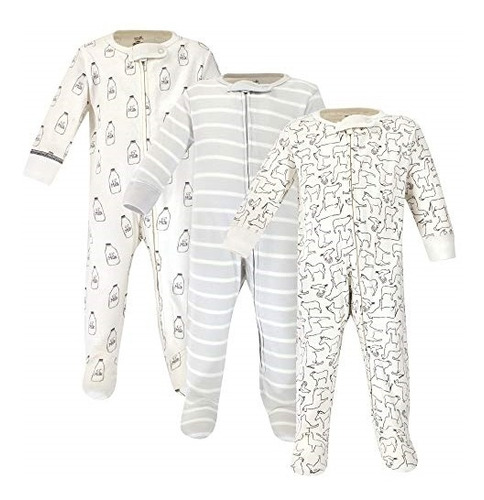 Ropa Para Bebé Paquete De 3 Pijamas De Algodón Talla 3-6m