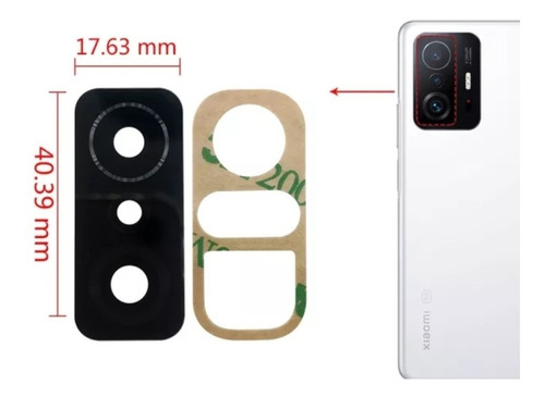 Vidrio Lente Camara Trasera Xiaomi 11t / 11 T Pro