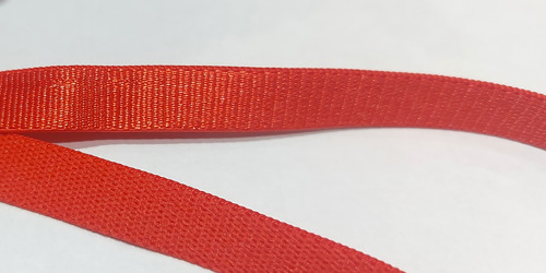 Elastico De Bretel Rasado 10mm, Color Rojo Claro X 100m