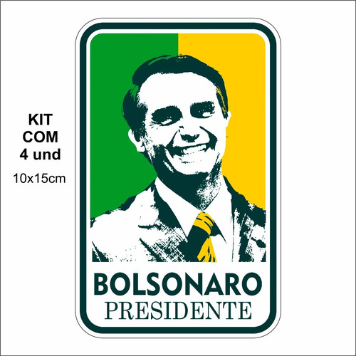 Adesivo P/ Carro - Bolsonaro Presidente