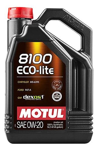 Óleo Motul 8100 Eco-lite 0w20 100% Sintético 4 Litros