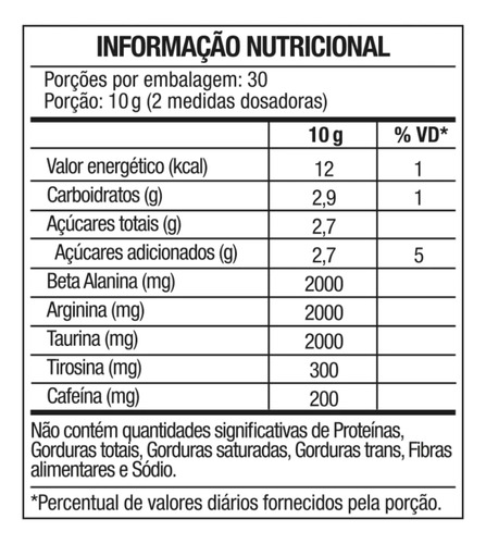 Pré-treino Diabo Verde - Ftw Pobreloco - 300g - Morango