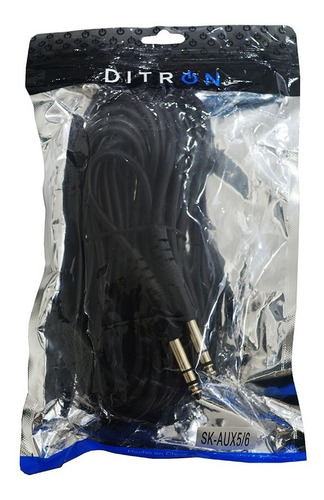 Cable Aux Plug 6.5 Mm A 6.5mm 6m Ditron Parquer Guitarra