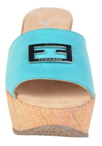 Imagen 5 de 7 de Zuecos Sandalias De Cuero De Mujer Demi - Ferraro