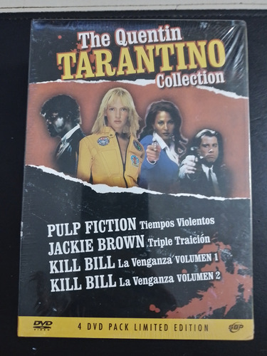 The Quentin Tarantino Collection 4 Dvd's Originales. Nuevo,
