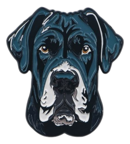Pin / Broche Metálico Perros Kawaii / Razas / Mascotas Gran Dánes Perros