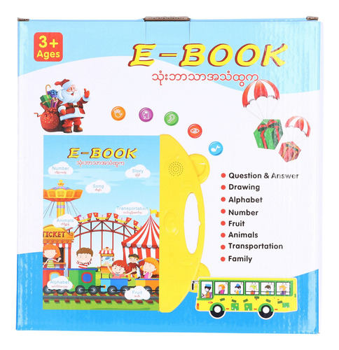 Libro De Sonido Electrónico Interactivo (chino, Inglés, Birm