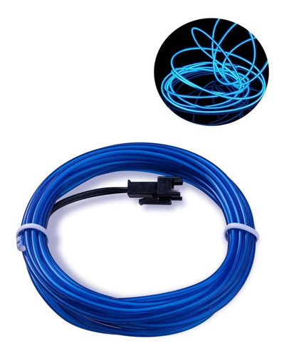 Luces Hilo De Neon Led El Wire 12v Tuning 1m Flexible