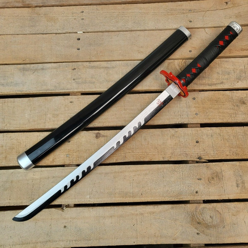 Espada De Madera 80cm Kimetsu No Yaiba Demon Slayer Cosplay