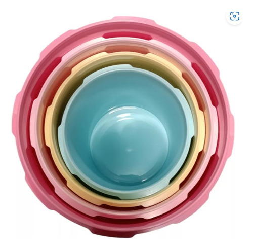 Tupperware 4 Botes Toque Mágico Decorado Nuevo Despensa