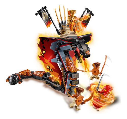 Set De Construcción Lego Ninjago Colmillo De Fuego 70674,