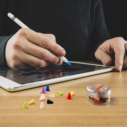 Puntas De Silicona Para Apple Pencil, 16 Colores (pack 16)