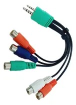 Comprar Cabo P1u002Fp2 Vídeo Componente Com Áudio Para Tv Samsung