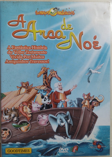 Dvd A Arca De Noé Sonhos Mágicos Otimo Estado