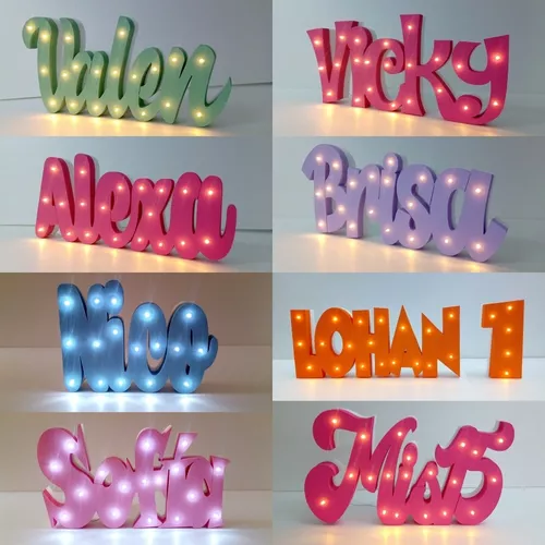 Letras Con Luces Led