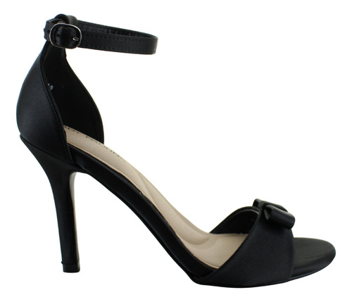 Lady Paulina Sandalia Tacon Moda Elegante Moño Mujer 93261