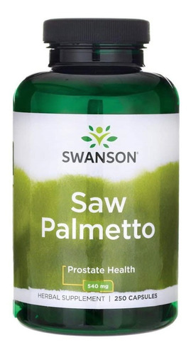 Suplemento en cápsula Swanson  Suplementos Saw Palmetto sabal palmito