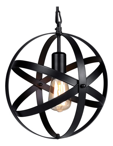 Colgante Industrial Enchufable Globe Base E26