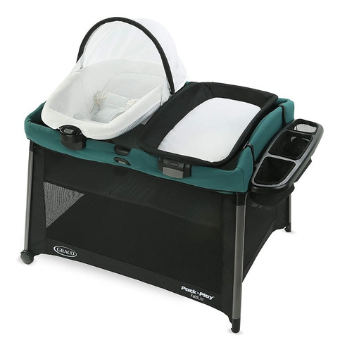 Graco Foldlite Remi Cuna Corral Moises + Cambiador Compacto