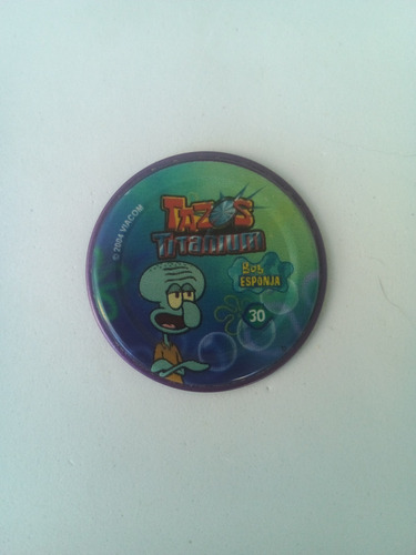 Tazo Titanium Bob Esponja Elma Chips #30 Patrick, Novo