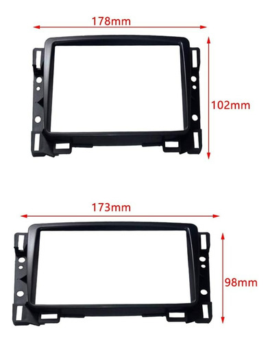 Bisel 7 Pulgadas 2 Din Para Chevrolet Sail Clásico Cd/dvd.