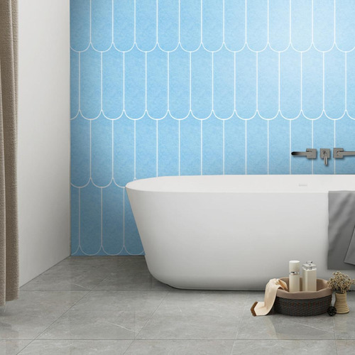 12 Piezas Decorativas Adhesivas De Pared Muro Azul