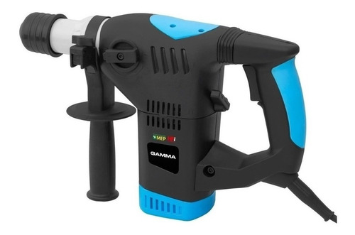 Imagen 2 de 2 de Rotomartillo electroneumático Gamma G1951 negro y celeste frecuencia de 50Hz con 1500W de potencia 220V