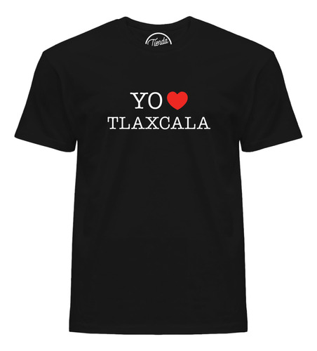 Playera Yo Amo Tlaxcala Corazón Souvenir T-shirt