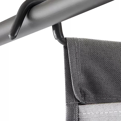 Organizador Ropa Sucia Con Ruedas , Carrito Lavandería Color Gris Oscuro Lisa