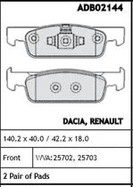 Comprar Juego Pastillas Freno Renault Clio Iv Dynamique 2014 Comline
