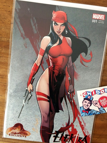 Comic - Elektra #1 Scott Campbell Cover B