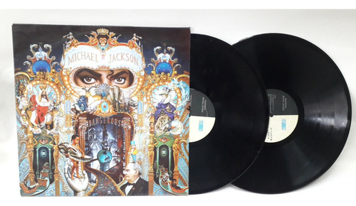 Disco Lp Michael Jackson Dangerous Epic 1991 Álbum Doble (Usado)