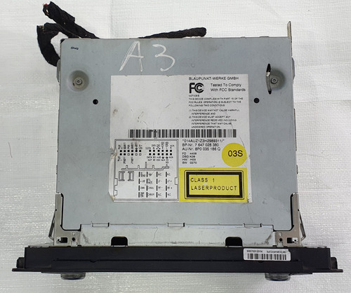 Stereo Audi A3 Concert 2010. Original. 8p0 035 186 Q. Ver!!